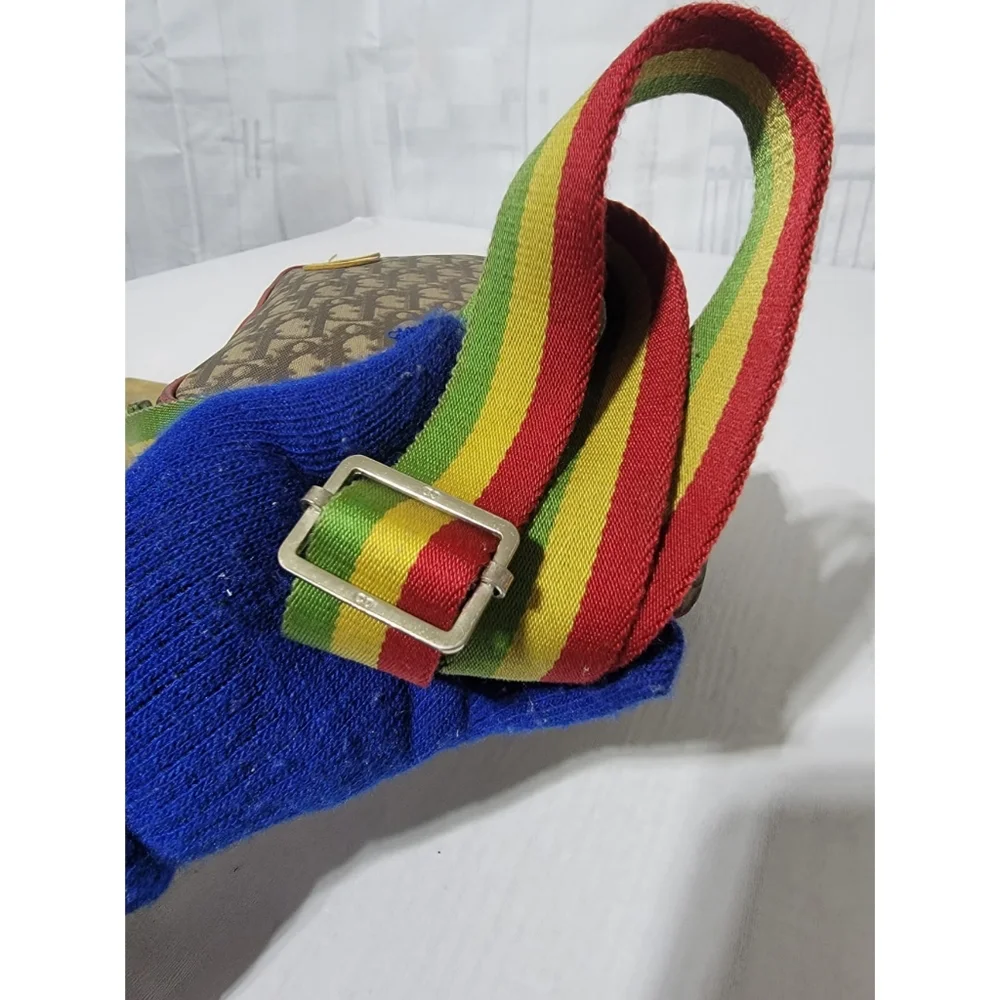 CHRISTIAN DIOR Diorissimo Rasta Messenger Bag - Picture 10 of 13